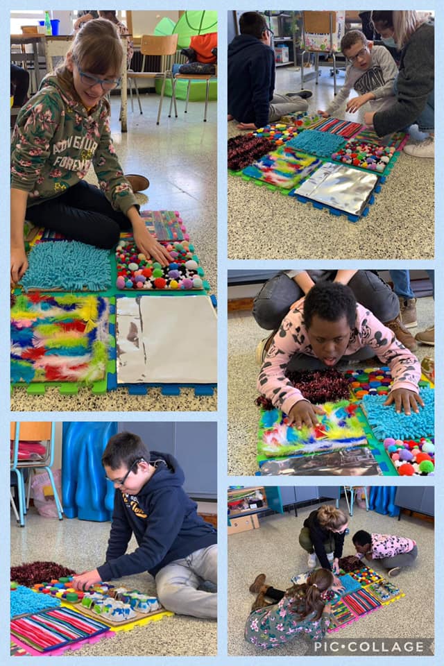 Tapis sensoriel  École Saint Lambert de Bonneville